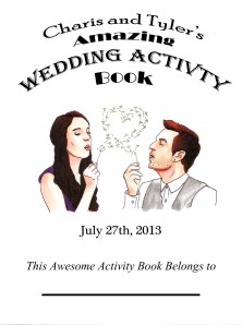 Wedding Activity Book Cover